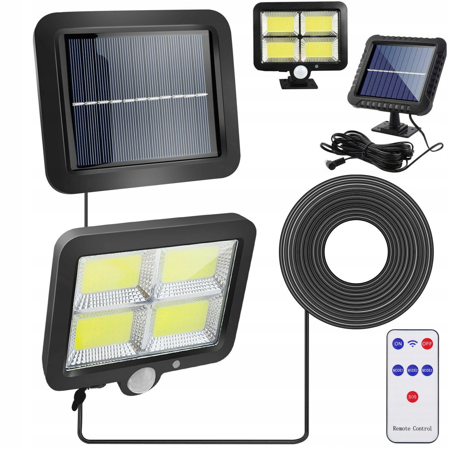 DDK pouličné svietidlo 250 W 12800 lm, solárne napájanie